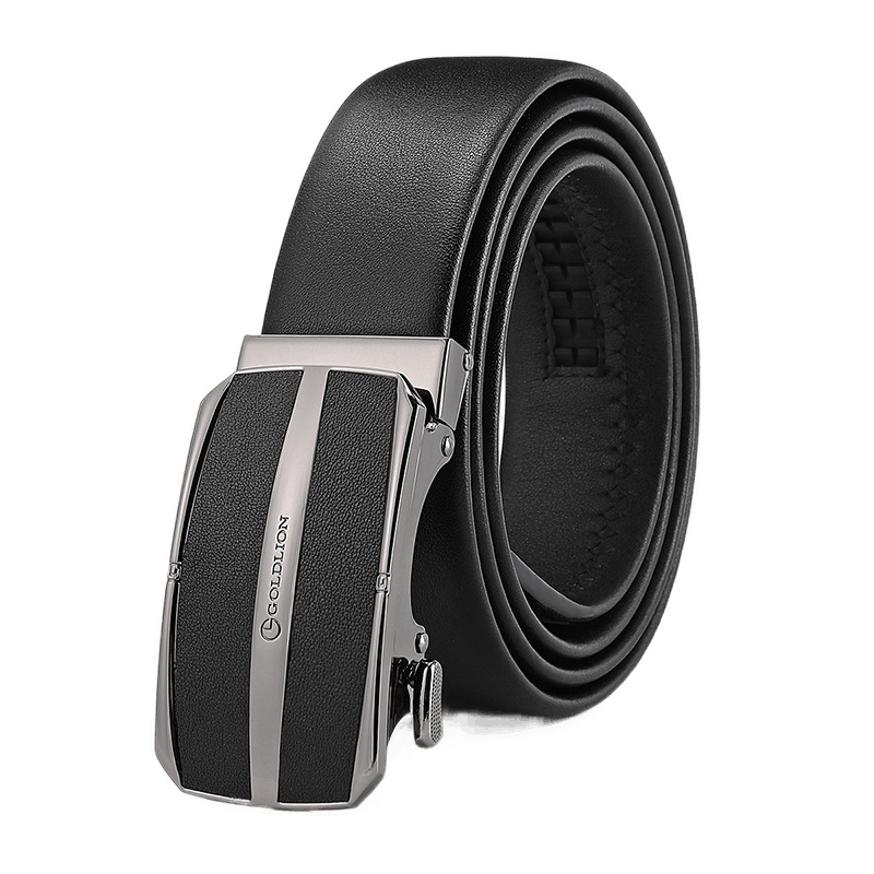 金利来（Goldlion)皮带男时尚自动扣腰带青年男式裤带