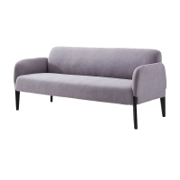 [一鹏]办公沙发简约现代商务会客接待布艺沙发个性洽谈三人位沙发