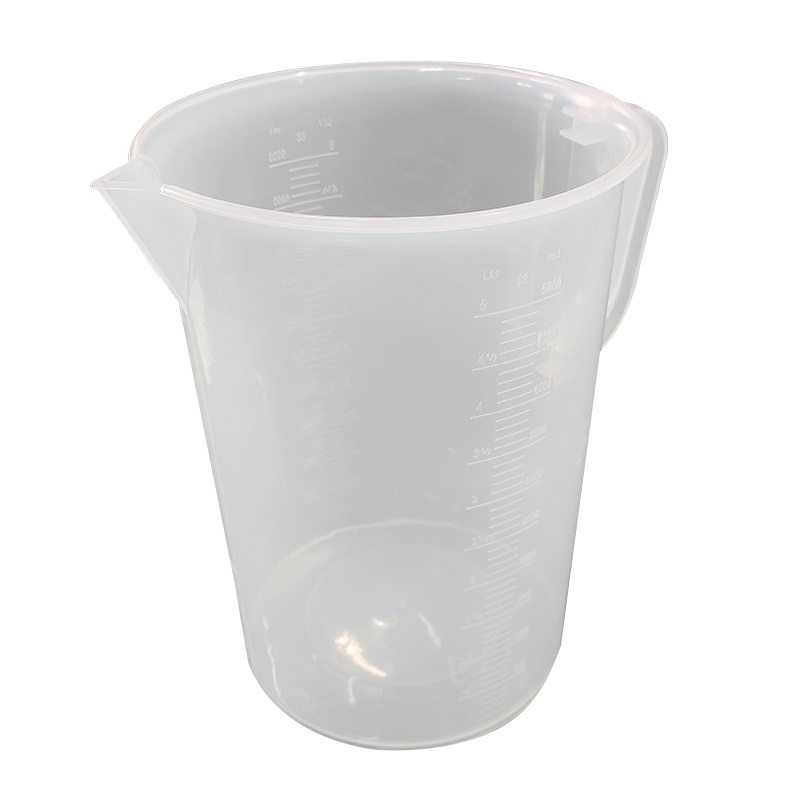 海斯迪克 HKCC23 透明量杯 带刻度杯 高硼硅塑料计量杯 测量杯容量杯 5000ML