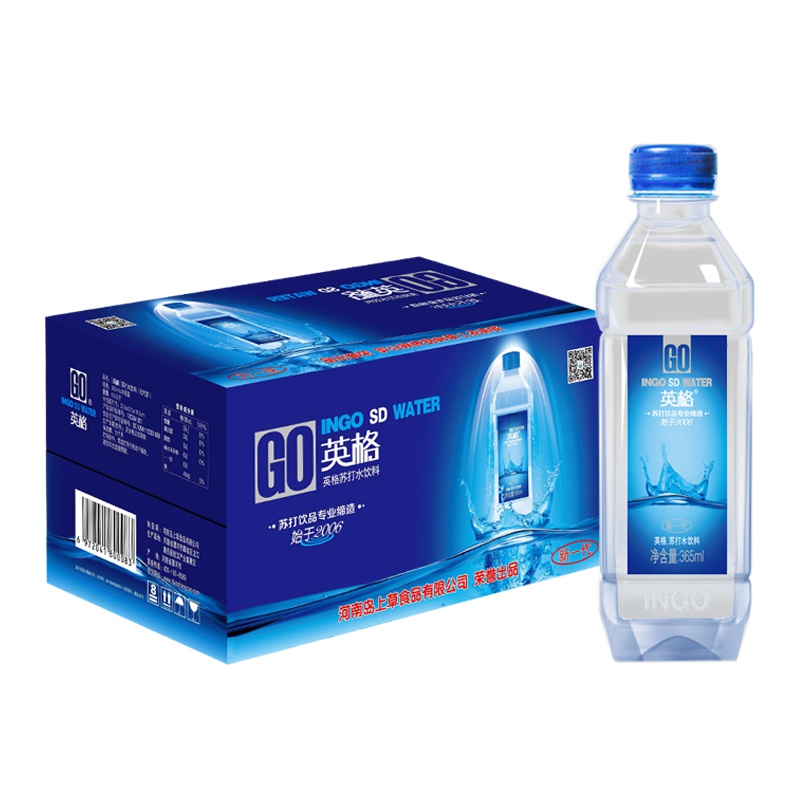 岛上草英格新一代苏打水365ml*24瓶