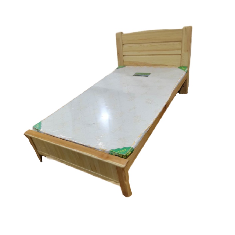 楚昌松木原色单人床JCJJ-DR01规格1200*2000*350