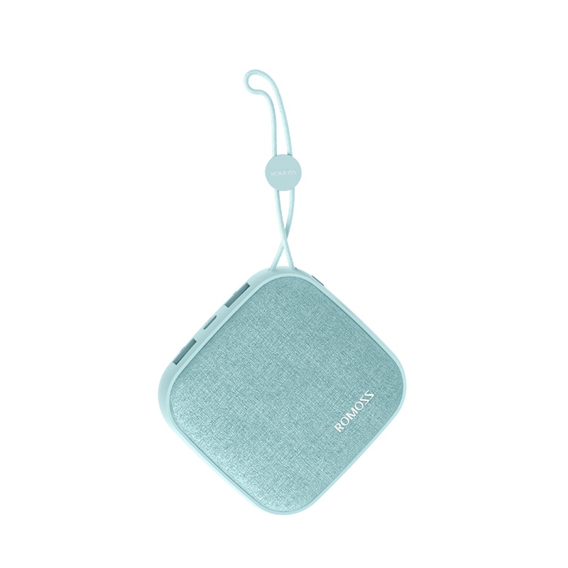 罗马仕(ROMOSS) 10000毫安便携迷你充电宝可爱卡通 聚合物锂离子电芯 移动电源Candybox 湖水绿