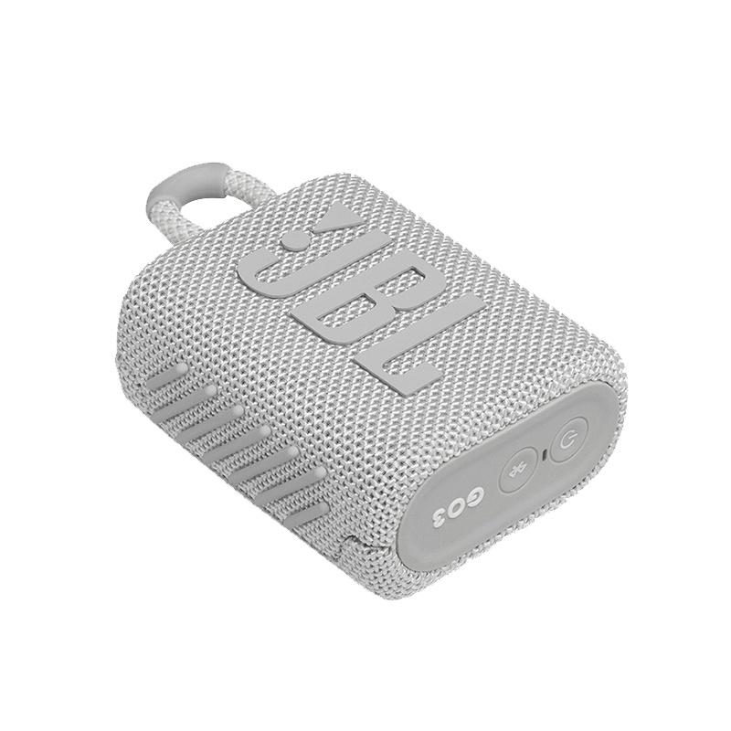 JBL GO3音乐金砖3代轻巧便携无线蓝牙音箱防水迷你小音响低音户外音箱快速充电长续航防水防尘设计白色