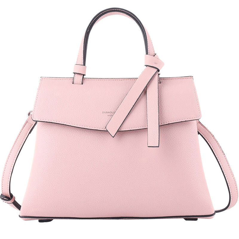 都宝路(dubaolu)清新简约百搭头层牛皮手提包斜挎包女包