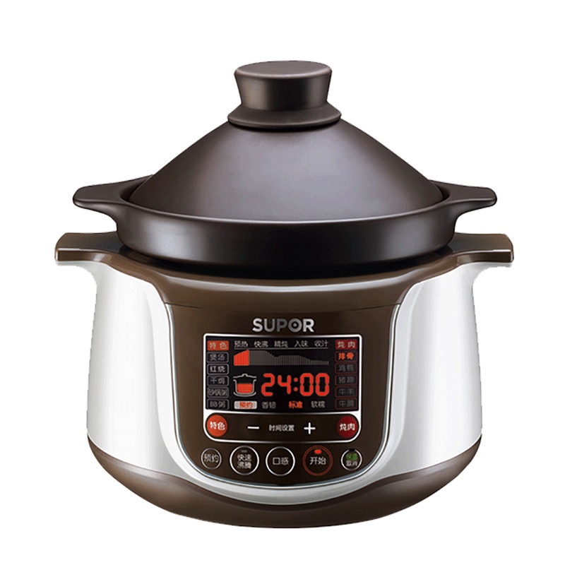 苏泊尔（SUPOR) 电炖锅TG30YC1-60中华炽陶3L单胆 家用多功能陶瓷内胆 电炖锅电煮锅 锁水塔盖 智能预约
