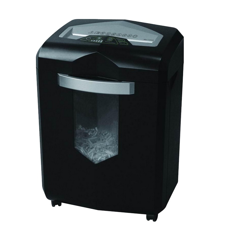 盆景 4P23 碎纸机 黑武士系列 5级保密 2*15mm碎纸效果 家用办公专业碎纸机 黑色 23L