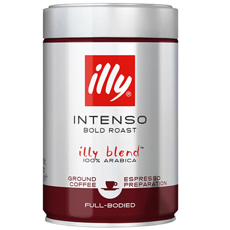 意利(illy)深度烘培咖啡粉 250g/罐 黑咖啡 其他 进口咖啡粉 意大利进口