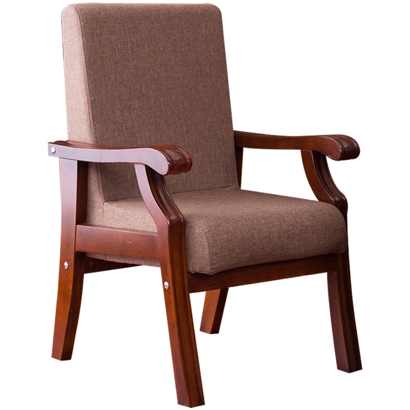 三圣 办公家具会议椅子麻将椅子实木办公椅会议室椅子布艺电脑椅家用棋牌室靠背椅