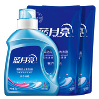 蓝月亮-亮白增艳薰衣草香洗衣液套餐1kg瓶+500g袋*2