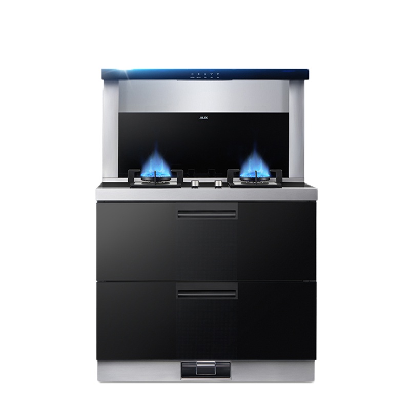 AUX奥克斯集成灶 家用一级能效 烟灶联动 大容量保洁柜 环保节能一体灶 天然气JJZT-X511B