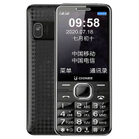 金立v5移动2G直板双卡双待老人手机备用机(黑色)