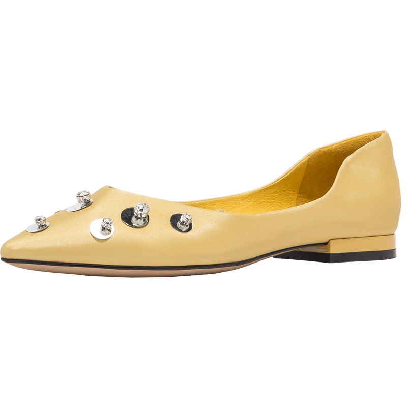 星期六(ST&SAT)单鞋尖头低跟亮片浅口女鞋SS01111040