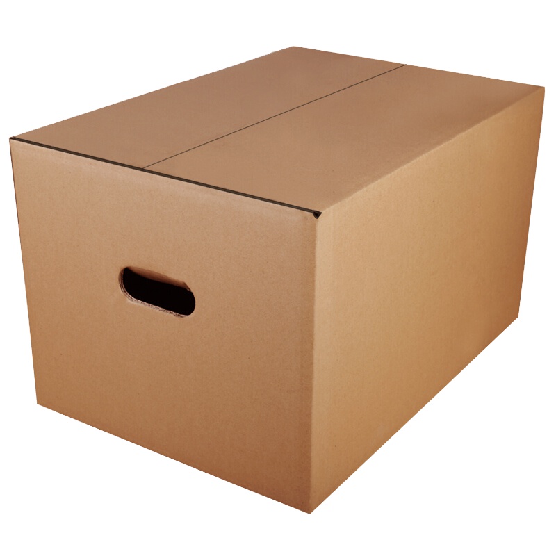 真居（zhenju）搬家纸箱子有扣手 60*40*50（5个装） 打包快递箱行李箱收纳箱收纳盒储物整理箱 包装纸盒批