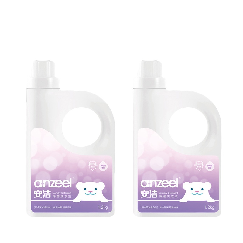 安洁除菌洗衣液1.2kg伊甸园香型/1.2海蓝香型*2瓶(香型随机发货)