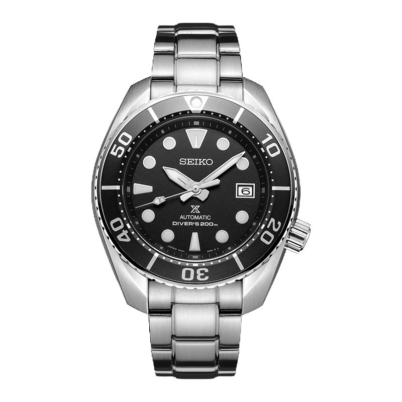 SEIKO精工6r手表男绿水鬼机械表200M潜水表新款小MM男表SPB101J1