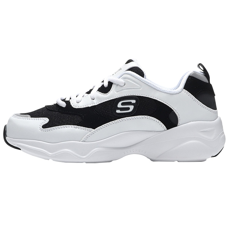 斯凯奇 Skechers D'LITES系列 熊猫鞋 女子休闲鞋 88888359-WBK