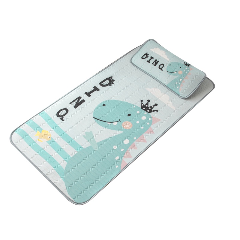 凯诗风尚(CHARSON)凉席三件套 苏宁自营 儿童卡通冰感丝泰国乳胶凉席夏季床垫两用冰丝席单人学生宿舍