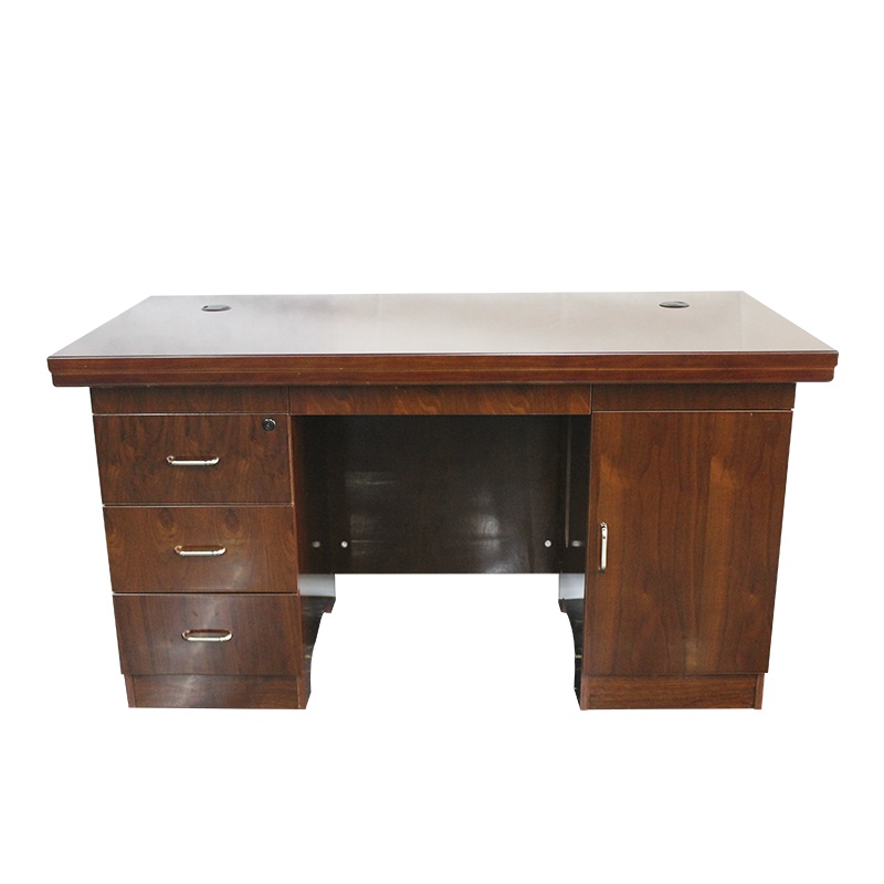 【万保】办公桌 简约带抽屉 电脑办公桌 老板办公台