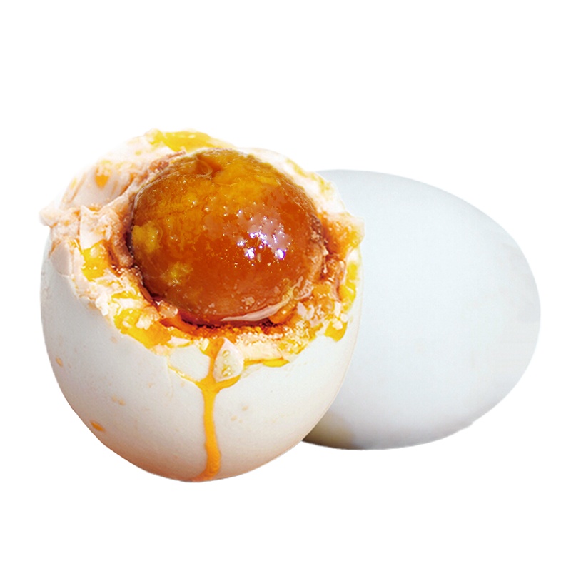 海鸭蛋6枚中蛋简装 单枚60-70克 广西北部湾特产 红树林海边放养 烤鸭蛋 即食熟咸鸭蛋