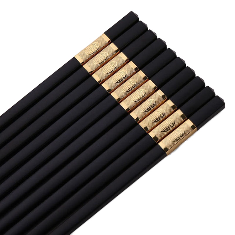 合金筷子套装家用筷子厨房家用饭店酒店筷子