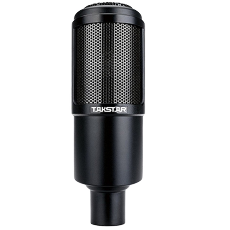 Takstar/得胜 PC-K320 旁述式录音K歌电容话筒主播电脑麦克风