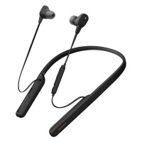 索尼(SONY)WI-1000XM2 颈挂式无线蓝牙耳机高音质Hi-Res降噪耳麦主动降噪入耳式手机通话黑色