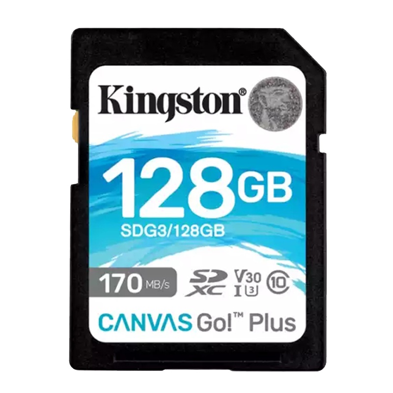 金士顿(Kingston)SD卡 128GB U3 V30 读170MB/s写90MB/s支持4K录制相机存储卡内存卡