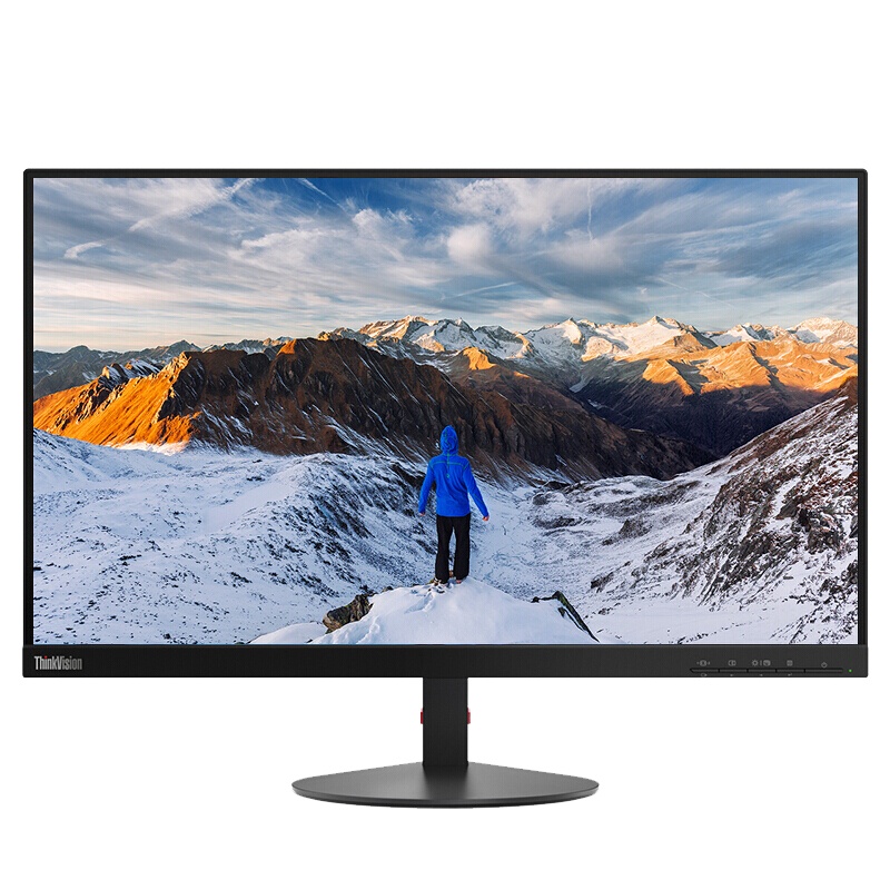 联想(ThinkVision)S24E 商用电脑显示器(23.8英寸窄边框 低蓝光不闪屏VA屏 HDMI/VGA接口)