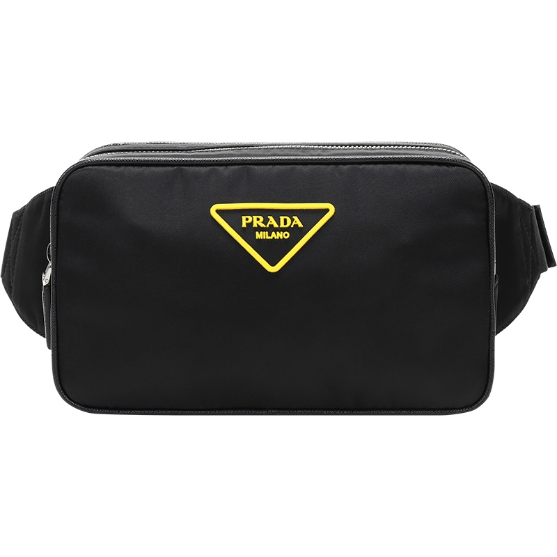 PRADA 普拉达 男士 织物胸包斜挎包腰包 2VL977 074