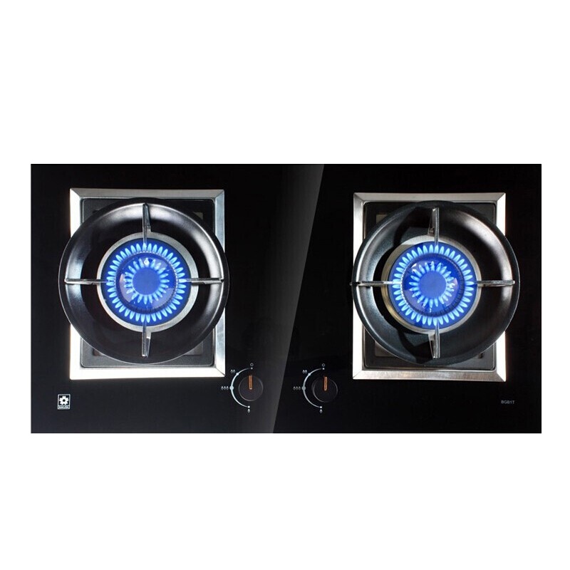 樱花(SAKURA)燃气灶4.3KW 火力 节能 煤气 天然气 台嵌两用 全铜炉头 双灶JZT-BGB1T 天然气