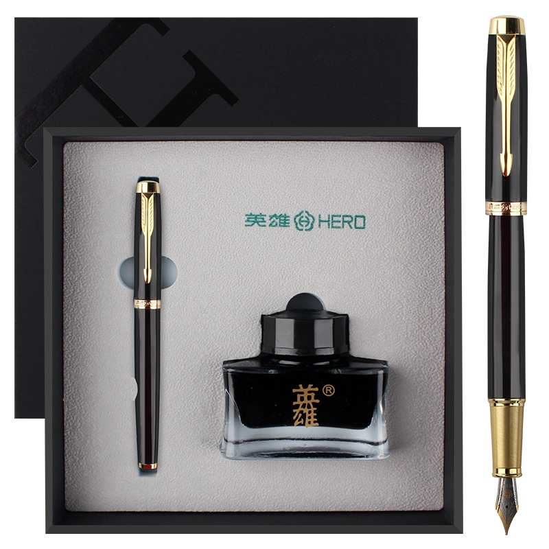 英雄(HERO)钢笔8201礼盒装男女生礼物送礼品笔学生练字