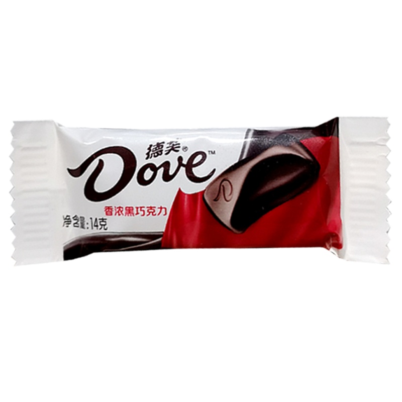 德芙Dove脆米心巧克力脆香一盒192克(12克*16条)生日情人节盒装礼物