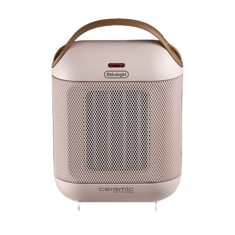 德龙(DeLonghi)电暖器/电暖气/冷暖风机 台式迷你陶瓷加热技术 HFX30C18.PK 芍药粉 单个装