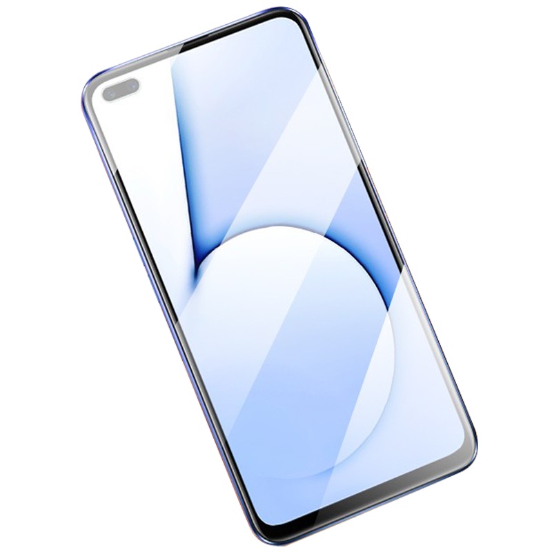 [买2送手机壳]轻万适用realmex50钢化膜非全屏高清透明防摔贴膜真我手机保护膜全玻璃