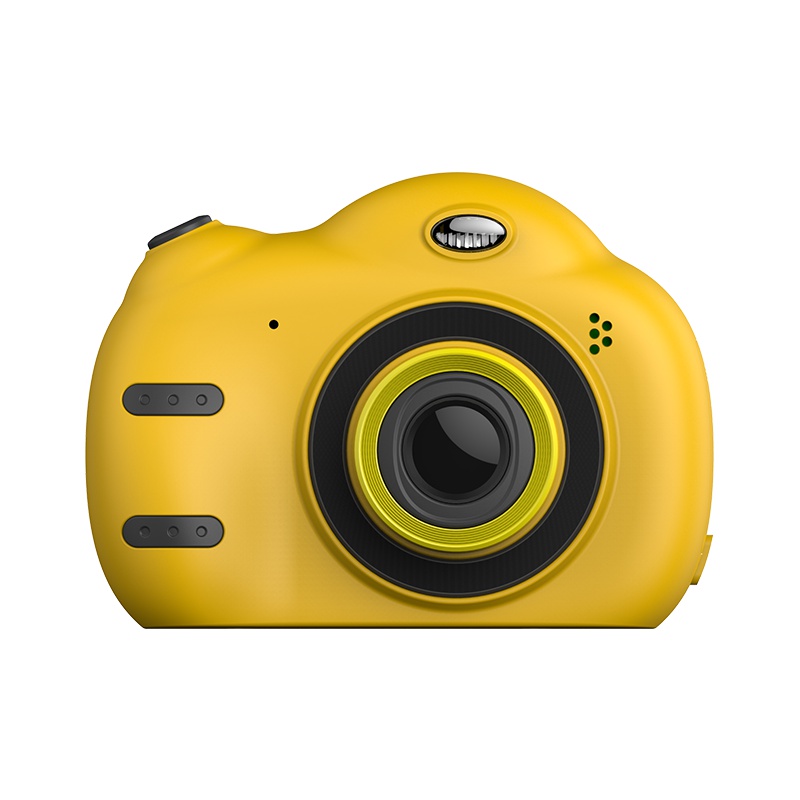 优彼(ubbie)儿童数码照相机高清智能仿真小单反迷你宝宝相机3岁以上儿童玩具32G内存版 银杏黄