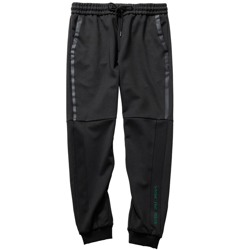 千纸鹤男士休闲裤2019冬季新款青年时尚潮流九分运动裤男裤90518