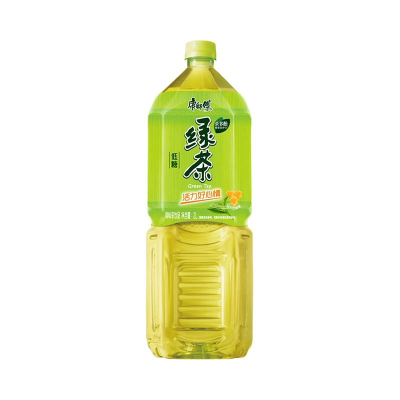 康师傅 绿茶 蜂蜜茉莉味茶饮料 2L*6瓶 整箱装