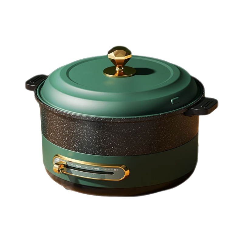 聪厨电火锅锅家用4L大容量汤锅小电火火锅分体式多功能一体锅不粘锅宿舍锅学生电煮锅电炒锅2-8人使用