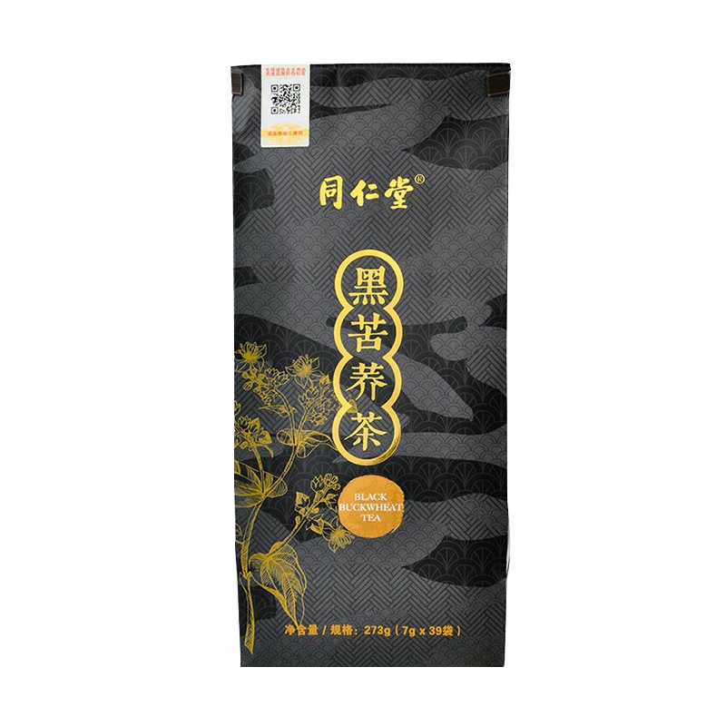 同仁堂黑苦荞茶花草茶273g饭养生茶泡水正品