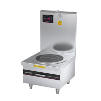 乐创(Lecon)商用电磁炉单头电磁汤矮汤炉灶12KW 380V8档控制酒店饭堂企业工程 LC-J-P12G