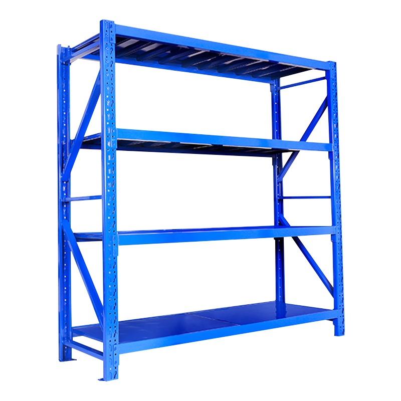 阿拉贡仓库仓储货架四层金属五金货架家用中型重型置物架展示架子180KG