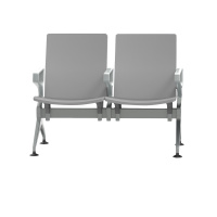 澳舒健PU连排椅公共等候排椅车站银行机场连排公共排椅输液椅候诊椅-SJ9076D 二人位