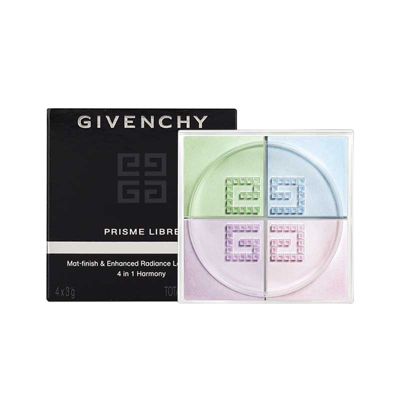 纪梵希 明星四宫格柔雾散粉 1号 4*3g定妆粉 持妆 控油