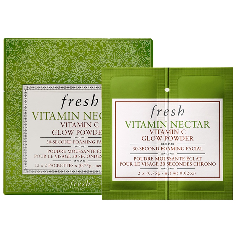 馥蕾诗维他果萃维C亮活泡泡粉12*2*0.75（赠：馥蕾诗维他果萃维C亮活泡泡粉2*0.75g*5）