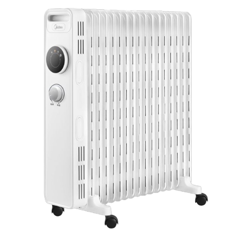 美的(Midea)电热油汀17片防烫超宽叶片加湿盒取暖器防火免加油NYW-MG