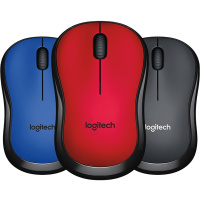 罗技(Logitech)M220静音无线鼠标光电鼠标便携笔记本台式电脑办公家用游戏女生M186升级 灰色