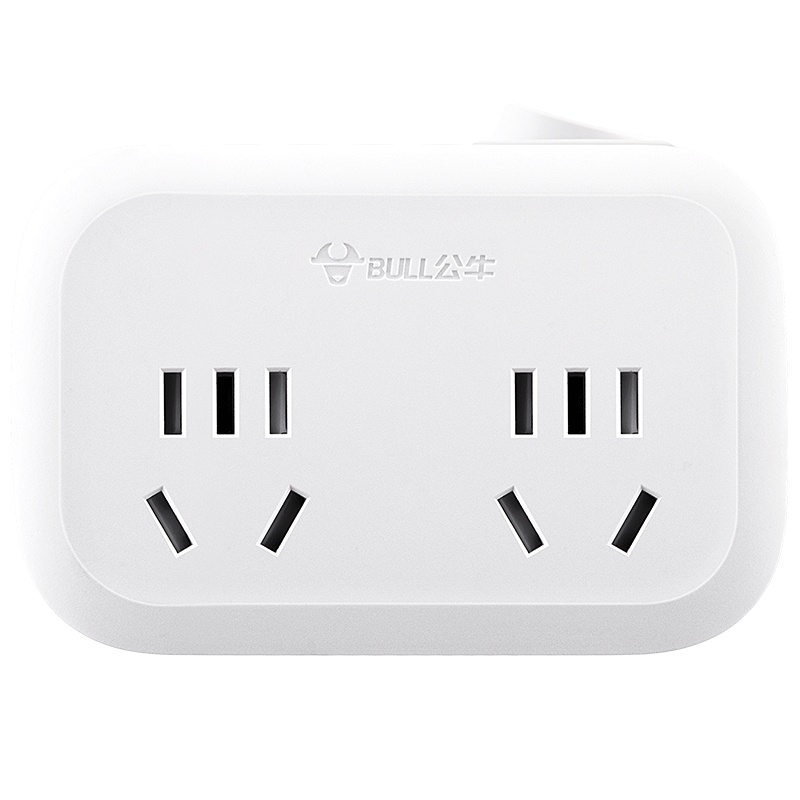 公牛(BULL)插座 GN-932K 一转二 总控开关插座 转换插头/转换插座/转换器/国标电源转换器