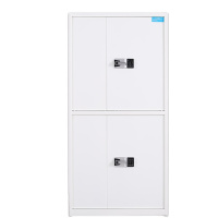 埔盾 保密柜文件柜铁皮柜双保险密码柜国保电子密码指纹锁档案柜钢制办公柜防盗通门红木纹带斗双节保密柜