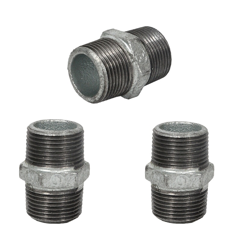 建支 国标热镀锌对丝15mm 4分 1个