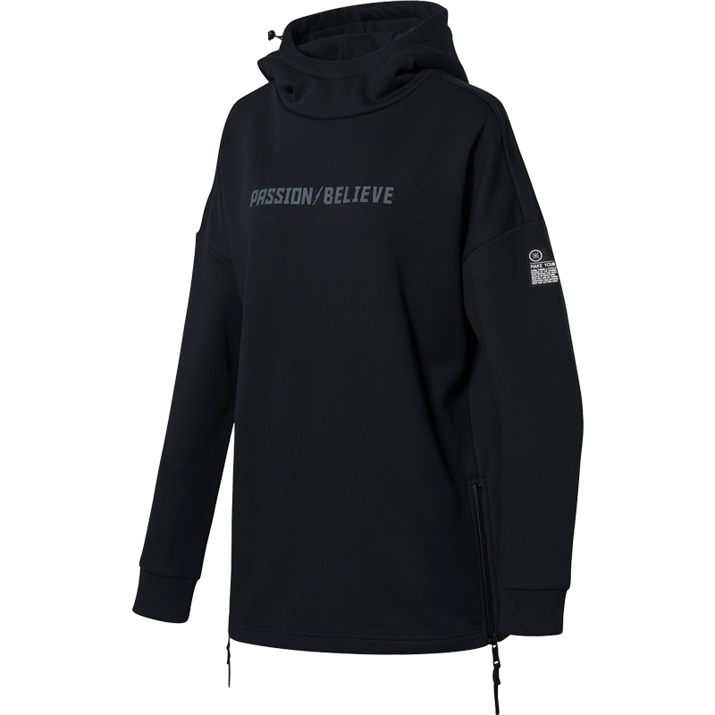 李宁韦德系列套头连帽加绒卫衣